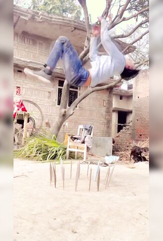 Indian Daredevil Ruins Another Pair Of Shoes