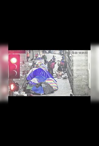 Homeless Naked Girl Maced,  Beaten,  Stomped And Hit By A Car In Skid Row