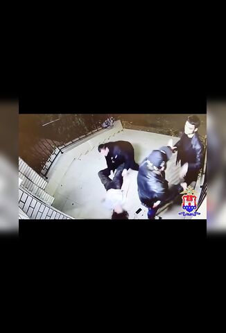Man And Woman Beaten And Knocked Out By Two Local Thugs