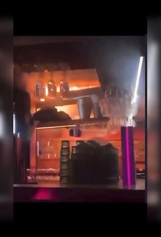 POV From Inside The Crans Montana Fire On New Years Eve 2025