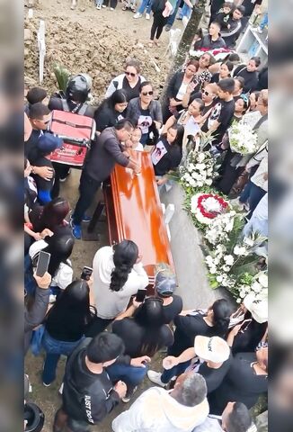 Someone Door Dashed Flowers To A Funeral