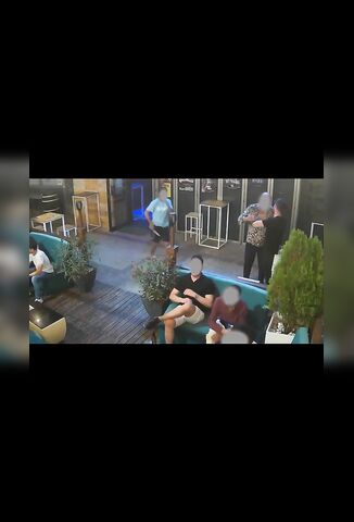 Guy Walks Into A Bar Pulls A Knife Proceeds To Get Handled