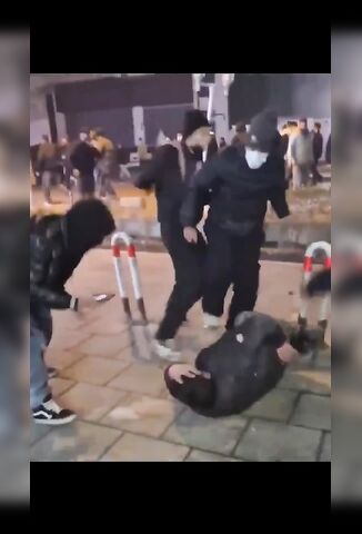 Protesters In Iran Stone And Beat A Lone Regime Guard