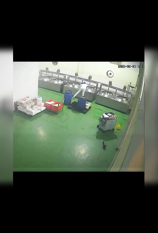 Worker Gets Pulled Into Food Mixing Machine