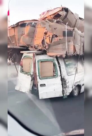 Abdul Taking Cardboard To The Recycling Centre To Claim A Dollar