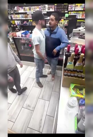 Kid Sucker Punches Guy In Convenience Store And Gets His Ass Kicked