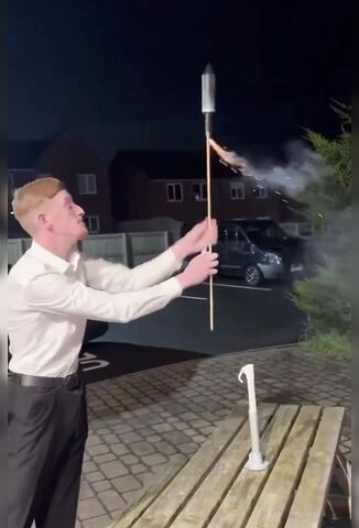 The English Inbred Lights A firework