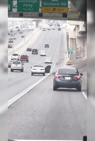 Boyfriend Drops His Girl Off At The Side Of The Road