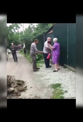 Old Guy Uses Home Made Flamethrower And Then Shoots Girl With A Crossbow In The Neck