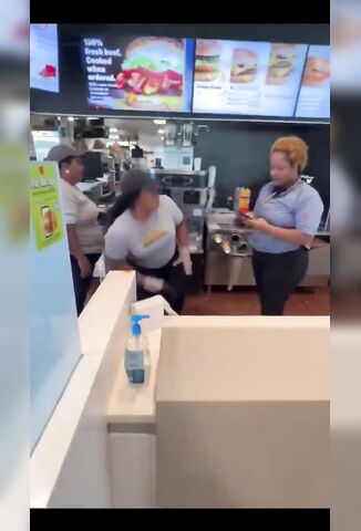 McDonalds Workers Don't Appear To Be Getting On