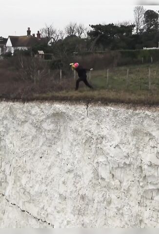 Base Jumper Chad Threw His Pilot Chute Down Instead Of Up