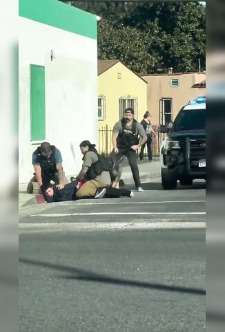 ICE Agent Pistol Whips 16 Year Old With His Hands Up