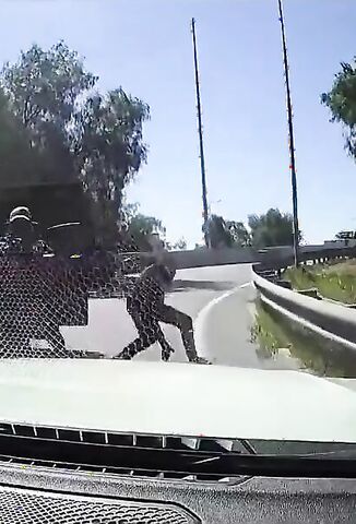 Attempted Car Jacker Gets Dealt With In A Split Second