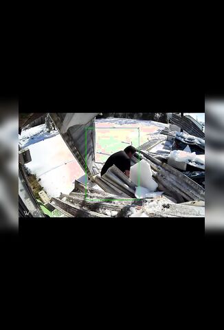 Roof Collapses On Homeowner