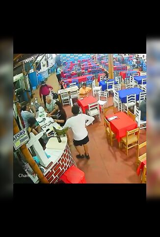 Hitman Thwarted By Staff Member With Flying Tumblers