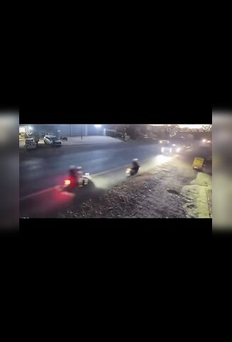 Final Destination For Bikers On The Street