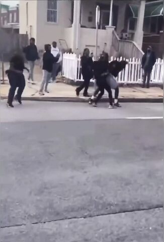 Kid Gets Hit Crossing The Road Every Fucker Carries On Filming And Fighting