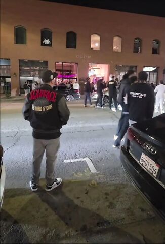 Pissed Off Driver Mows Down Pedestrians During Street Beef