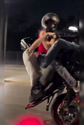 Flexing Your Wheelie Skills To Your Girlfriend