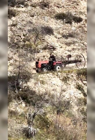 Farmer Driving A Vintage Tractor Loses Control And Is Killed