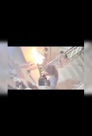 Apartment Gas Explosion Leaves Occupants On Fire