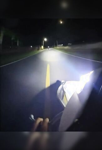 Biker Hits Metal Pole Everyone Else Has Target Fixation