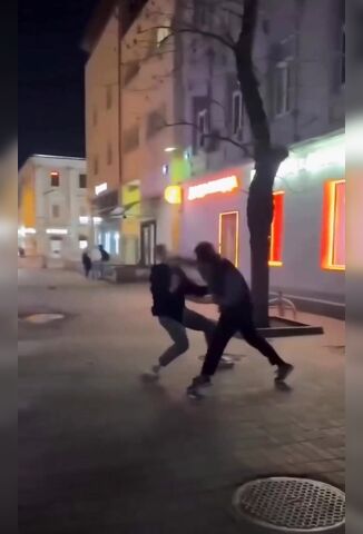 Right Cross Leaves Him Sleeping