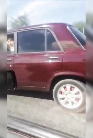 Russian Road Rager Accidently Kills Himself