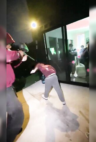 Paedo Gets Paintballed