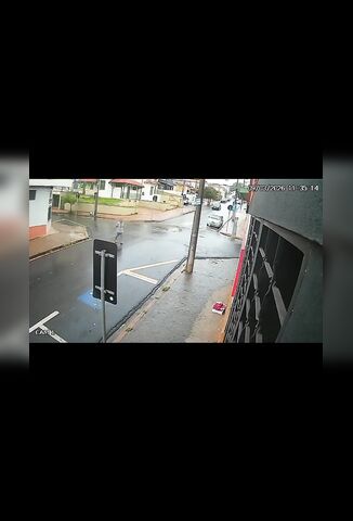 Old Boy Too Slow Crossing The Road