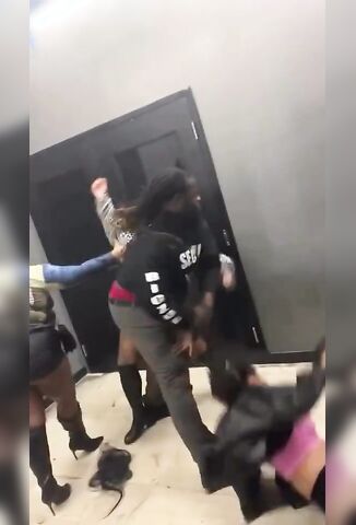 Security Guard Had Enough Of Bitches Bitchin