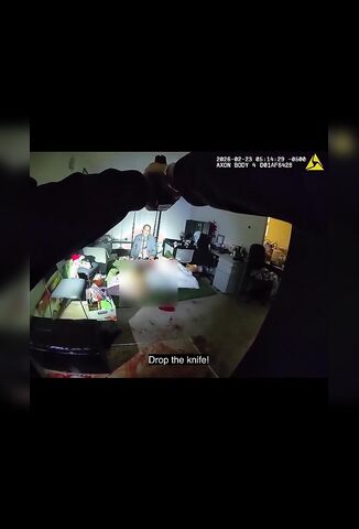 Police Shoot Father Chhatra Thapa Holding A Knife After Killing His Family