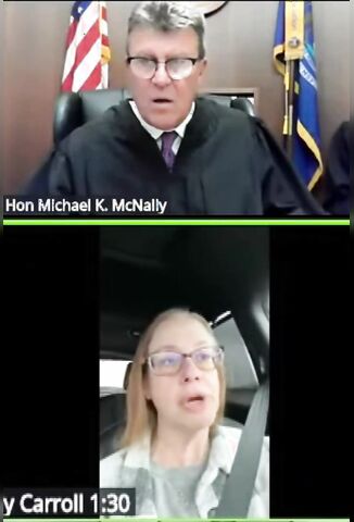 Woman Insists She's Not Driving During Court Zoom Appearance