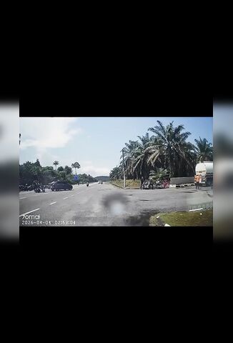 Car Stops Biker Doesn't
