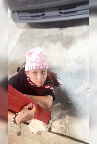 Undercover Female Gets Punched To The Ground Calls In Her Backup