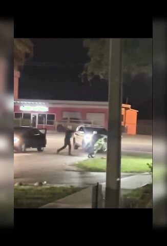 Teen On A Bike Gets Tasered Slams Into Passing SUV