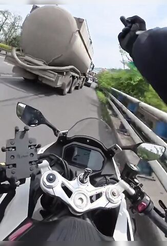 Brake Failure Truck Wipes Out Anything In Its Path