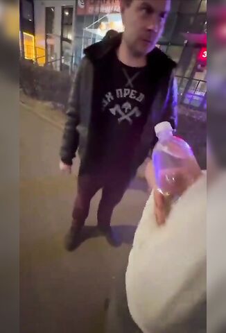Drunk Russian Attempts To Reprimand Teenagers In Russia
