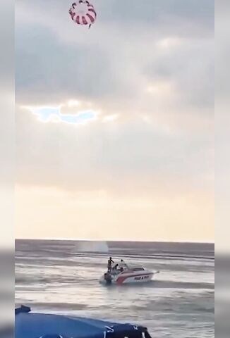 Parasailing Instructor Falls Leaving Student Behind