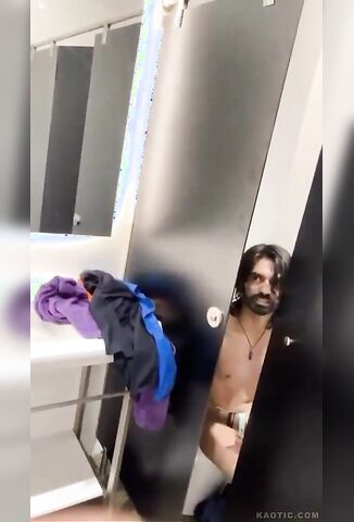 Foreign Gentleman In The Bathroom