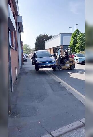 Someone Parked Outside Their Loading Bay