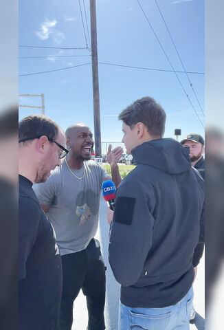 British Reform TV Interview With Angry Black Dude