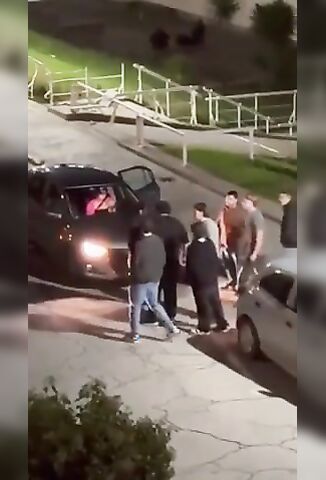 Man Gets Pushed Into Oncoming Traffic During Argument