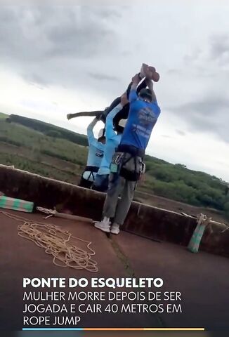 Brazilians Forget To Attach The Bungee Rope